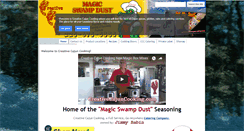 Desktop Screenshot of creativecajuncooking.com